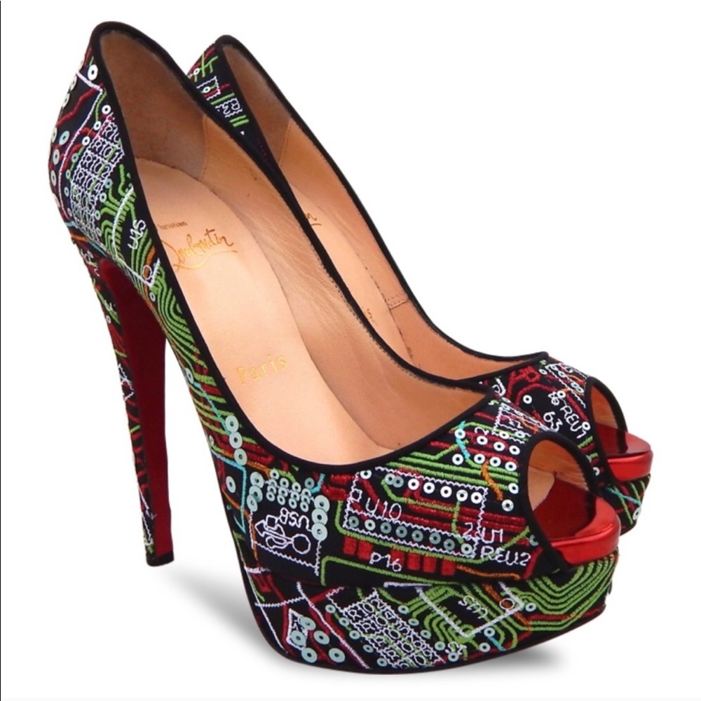 Christian Louboutin Lady Peep Geek